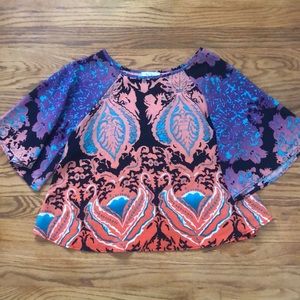 Brightly colored boutique top